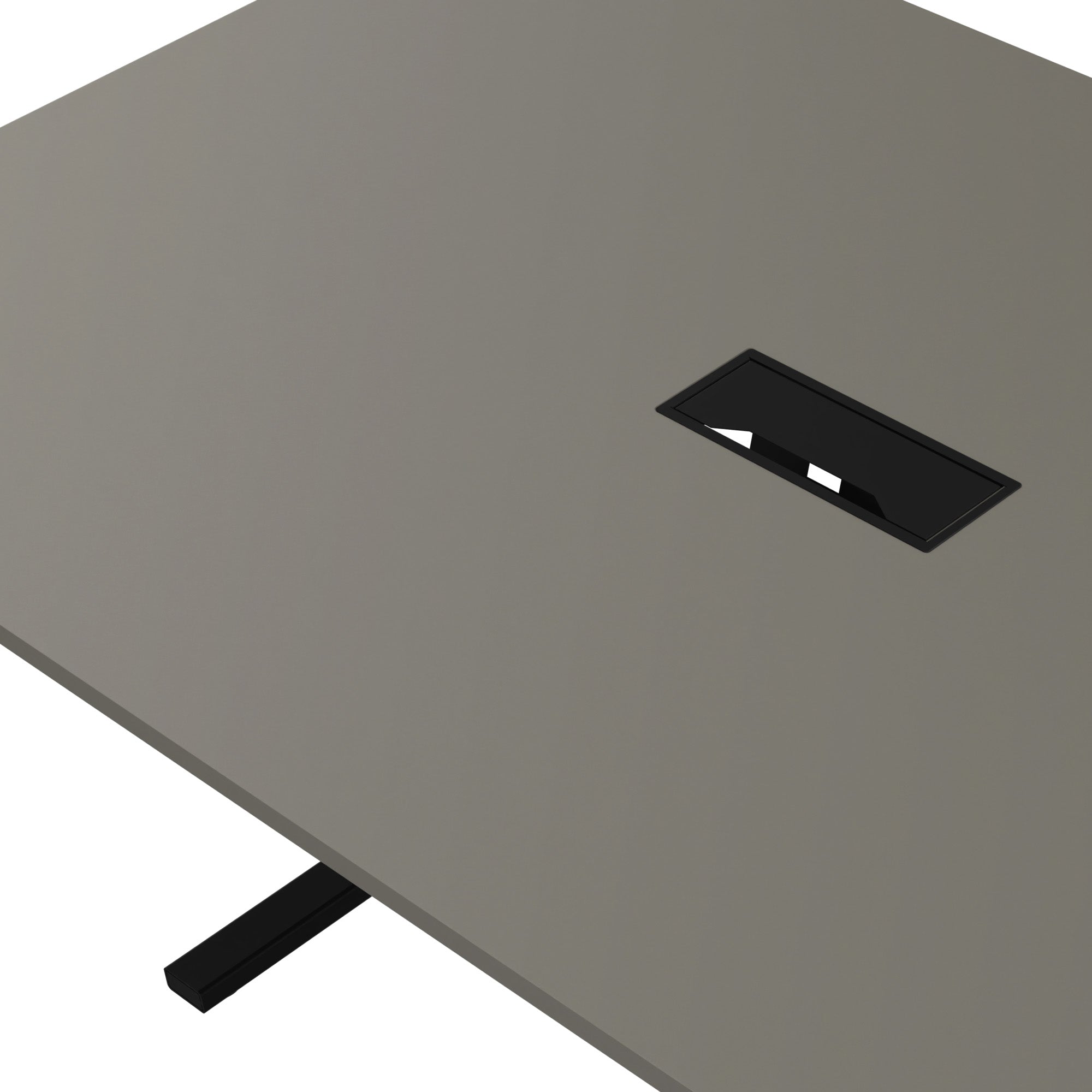 T-EASY Tabella della conferenza | 2400 x 1200 mm (10-12 persone), grigio elettrificato, cubanite