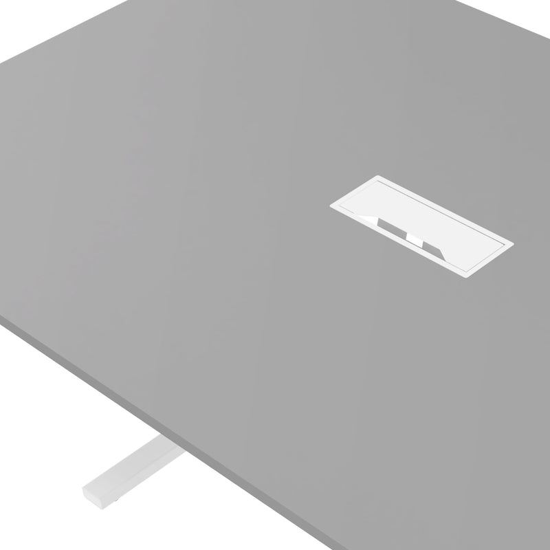 T-EASY Tabella della conferenza | 2400 x 1200 mm (10-12 persone), grigio elettrificato, perla - 7 Main Image