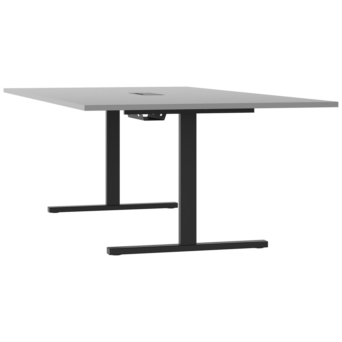 T-EASY Tabella della conferenza | 2400 x 1200 mm (10-12 persone), grigio elettrificato, perla