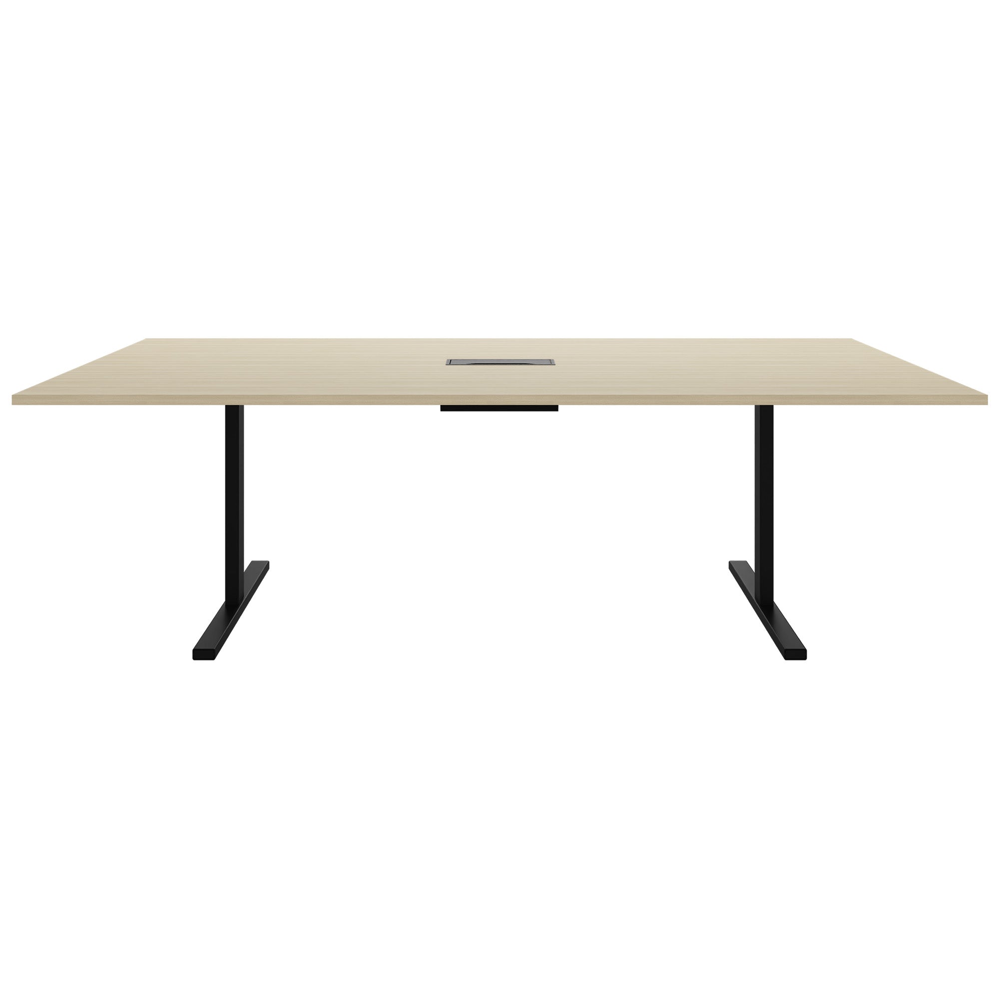 T-EASY Tableau de conférence | 2400 x 1200 mm (10 - 12 personnes), électrifiée, cendres de sable