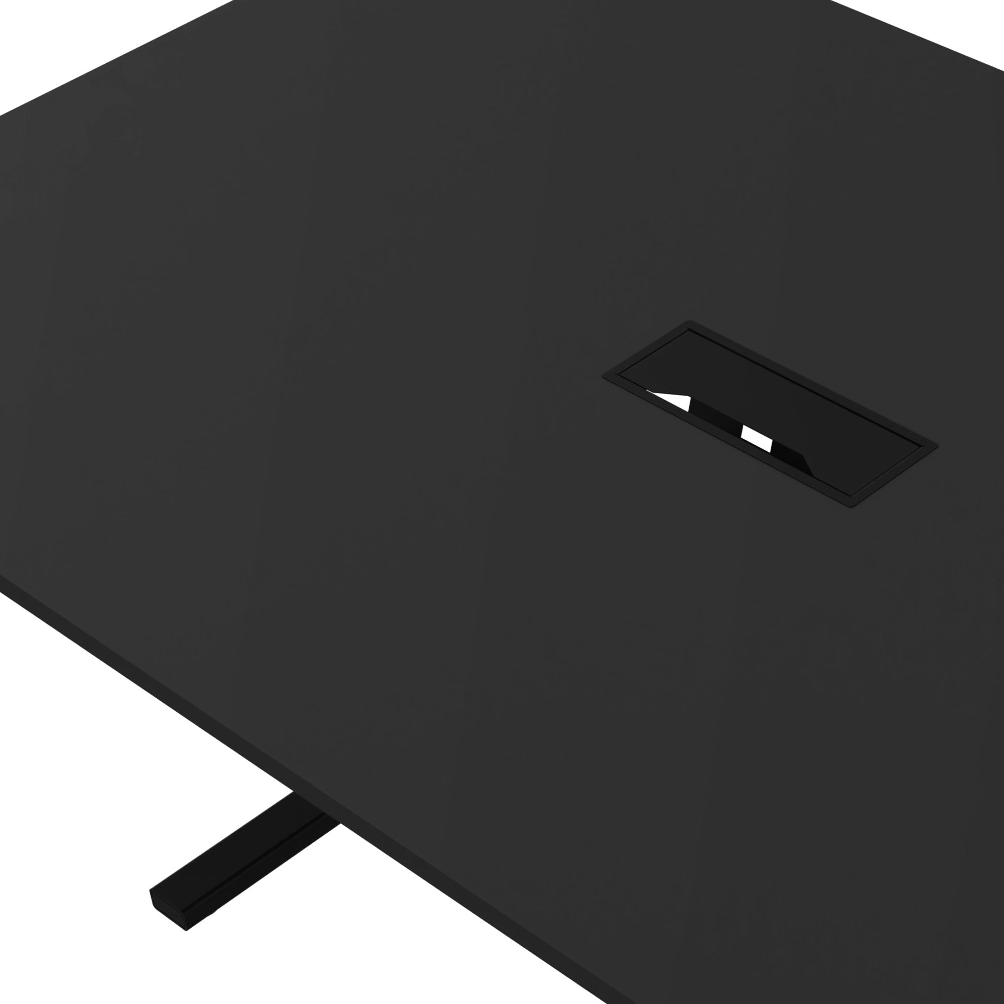 T-EASY Tableau de conférence | 2400 x 1200 mm (10 - 12 personnes), électrifié, noir