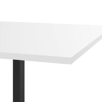 T-sey conference table | 2400 x 1200 mm (10 - 12 people), electrified, white