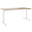 TELDRA Home, 2-motor desk | 1200 - 1600 mm, electrically height adjustable, amber oak