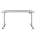 TELDRA Home, 2-motor desk | 1200 - 1400 mm, electrically height adjustable, pearl gray - 2 Thumbnail Image