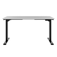 TELDRA Home, 2-motor desk | 1200 - 1600 mm, electrically height adjustable, pearl gray