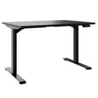 TELDRA Home, 2-motor desk | 1200 - 1600 mm, electrically height adjustable, black