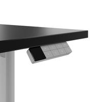 TELDRA Home, 2-motor desk | 1200 - 1600 mm, electrically height adjustable, black