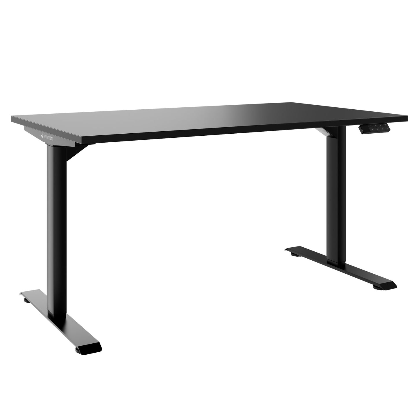 TELDRA Home, 2-motor desk | 1200 - 1600 mm, electrically height adjustable, black