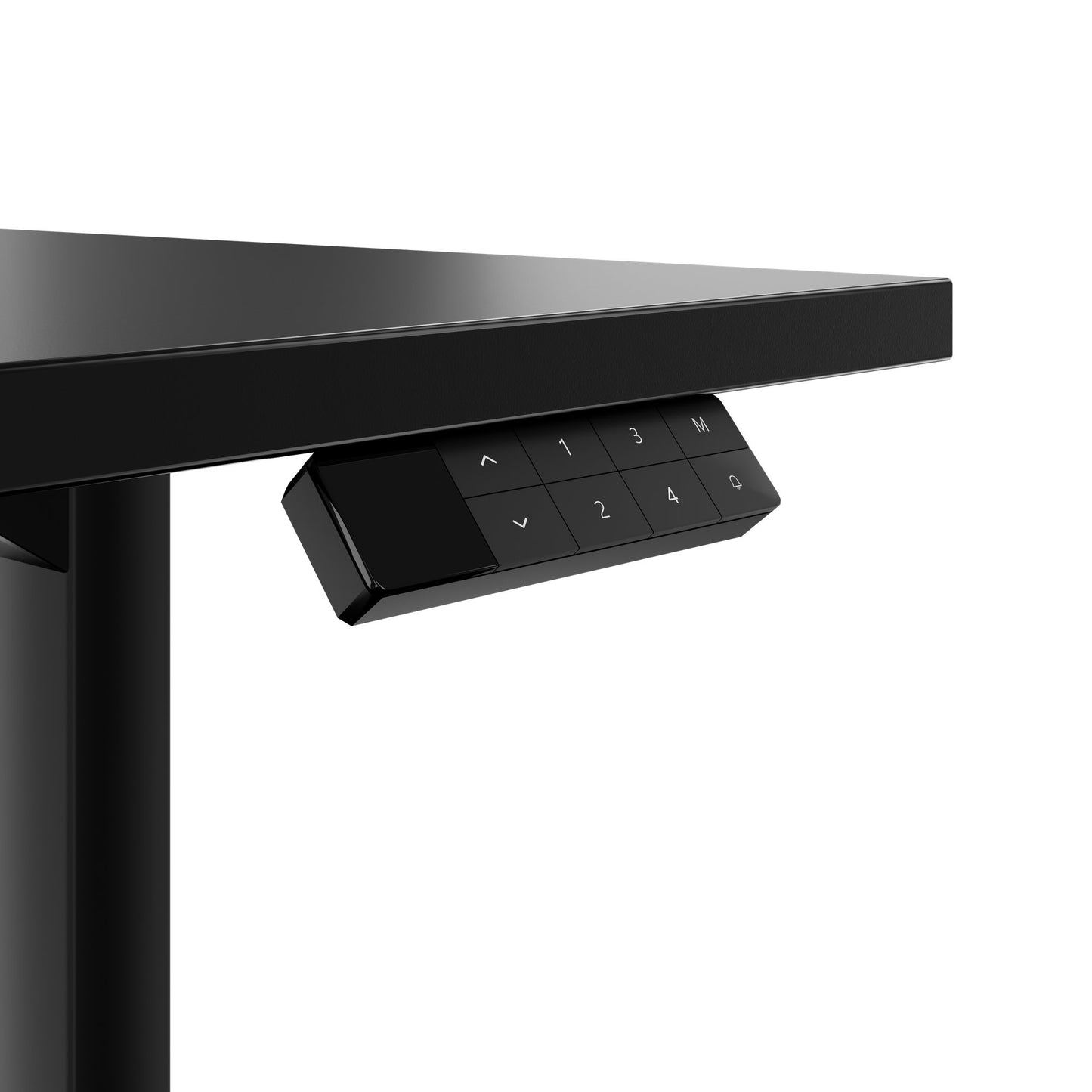 TELDRA Home, 2-motor desk | 1200 - 1600 mm, electrically height adjustable, black