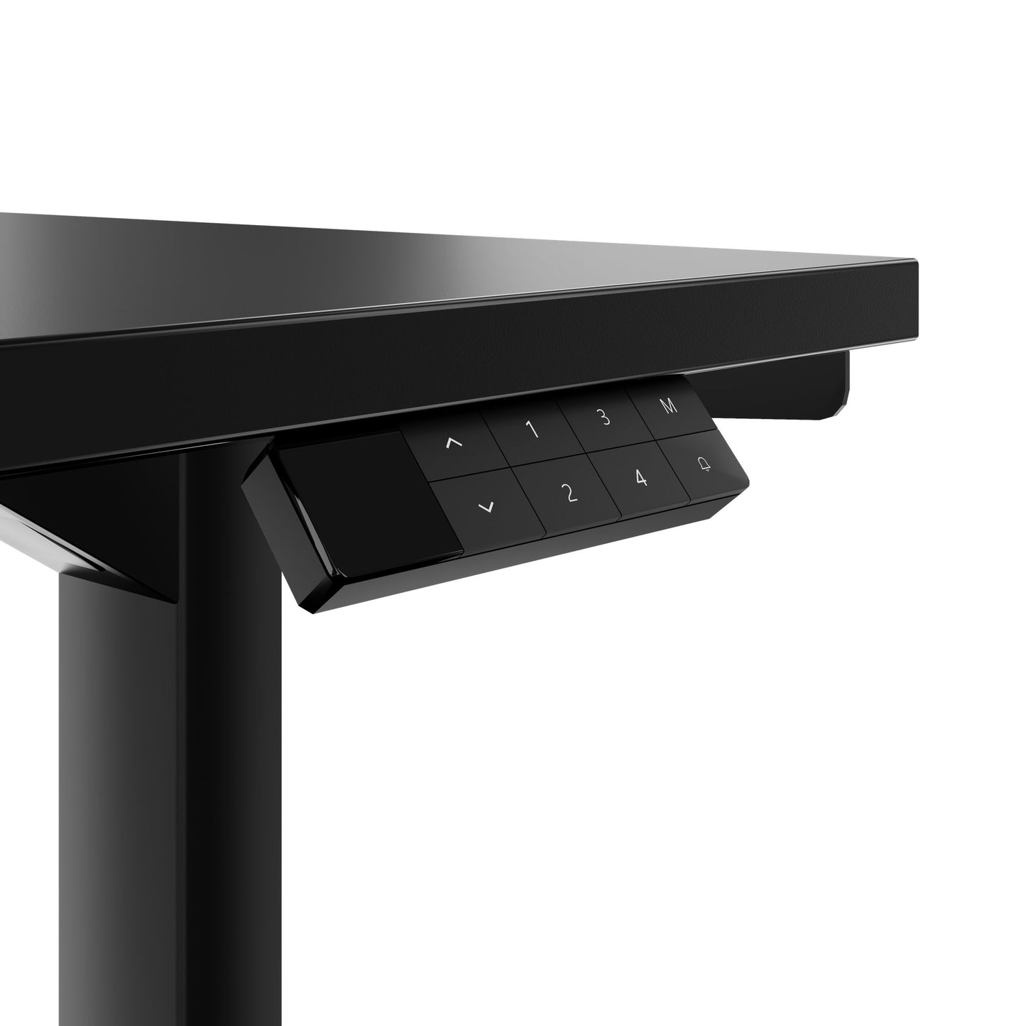 TELDRA Home, 2-motor desk | 1200 - 1600 mm, electrically height adjustable, black