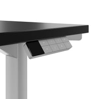 TELDRA Home, 2-motor desk | 1200 - 1600 mm, electrically height adjustable, black