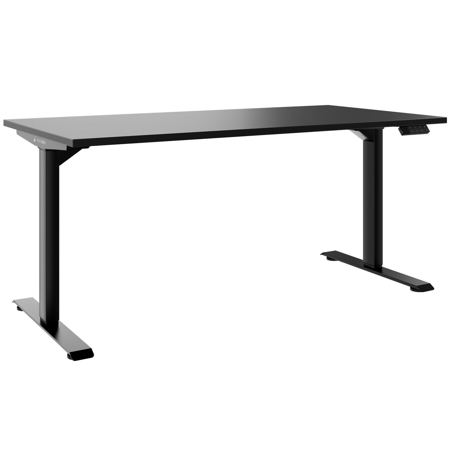 TELDRA Home, 2-motor desk | 1200 - 1600 mm, electrically height adjustable, black