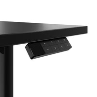 TELDRA Home, 2-motor desk | 1200 - 1600 mm, electrically height adjustable, black