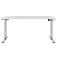TELDRA Home, 2-Motoren-Schreibtisch | 1200 - 1600 mm, elektrisch höhenverstellbar, Weiss