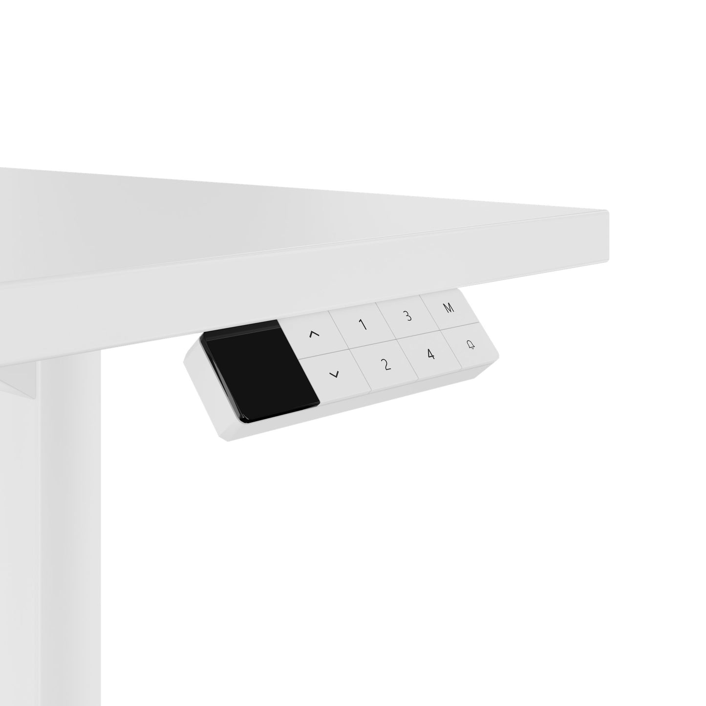 TELDRA Home, 2-Motoren-Schreibtisch | 1200 - 1600 mm, elektrisch höhenverstellbar, Weiss