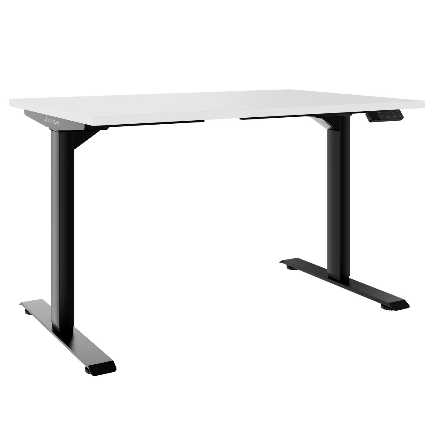 TELDRA Home, 2-Motoren-Schreibtisch | 1200 - 1600 mm, elektrisch höhenverstellbar, Weiss