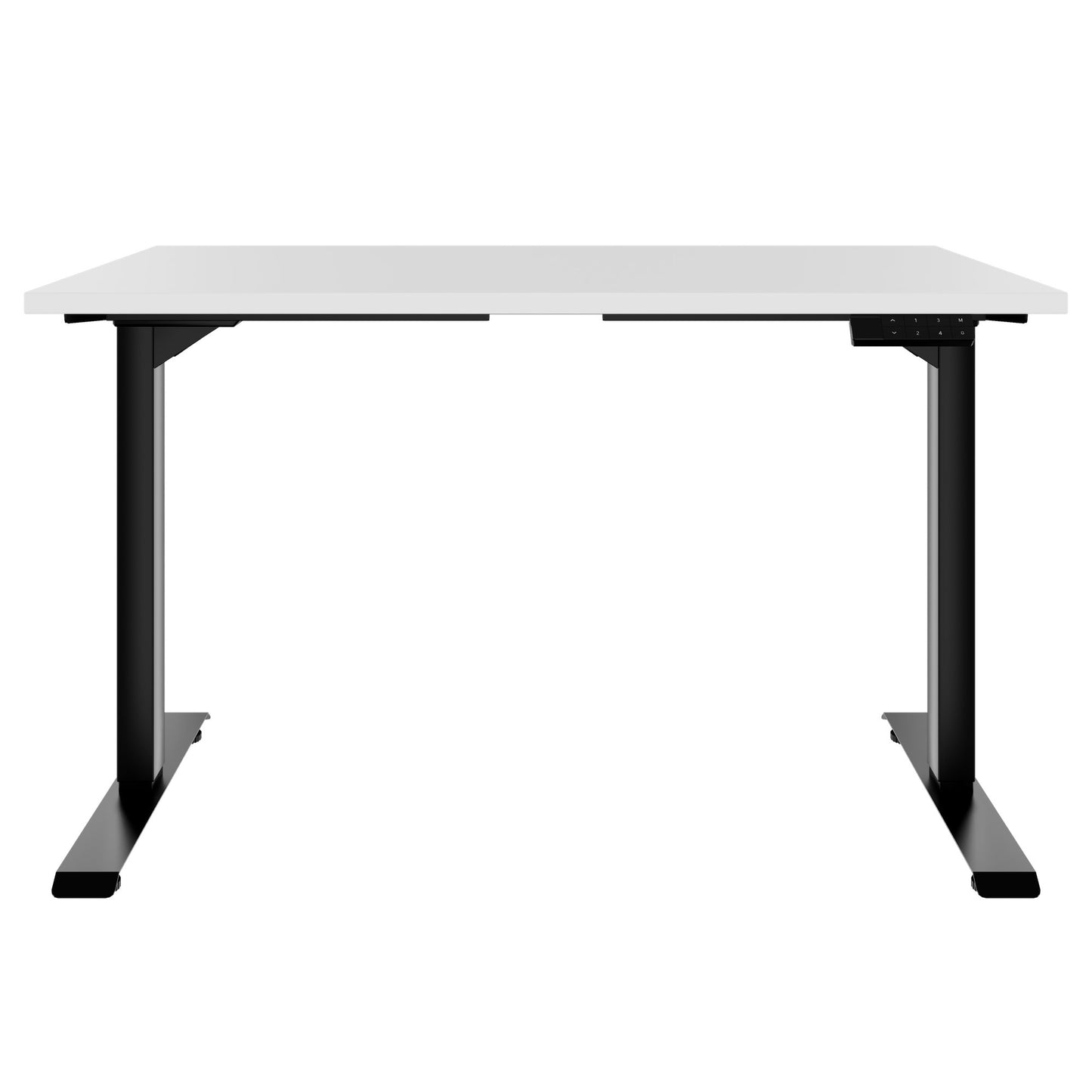 TELDRA Home, 2-Motoren-Schreibtisch | 1200 - 1600 mm, elektrisch höhenverstellbar, Weiss