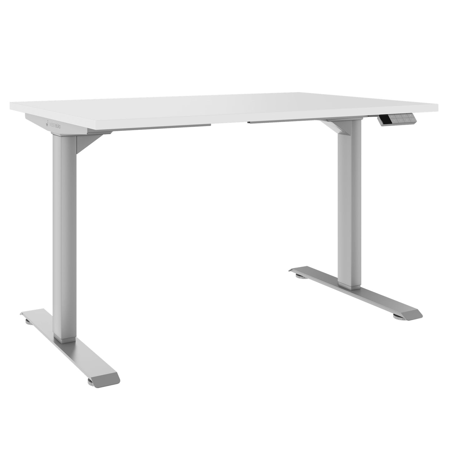 TELDRA Home, 2-Motoren-Schreibtisch | 1200 - 1600 mm, elektrisch höhenverstellbar, Weiss