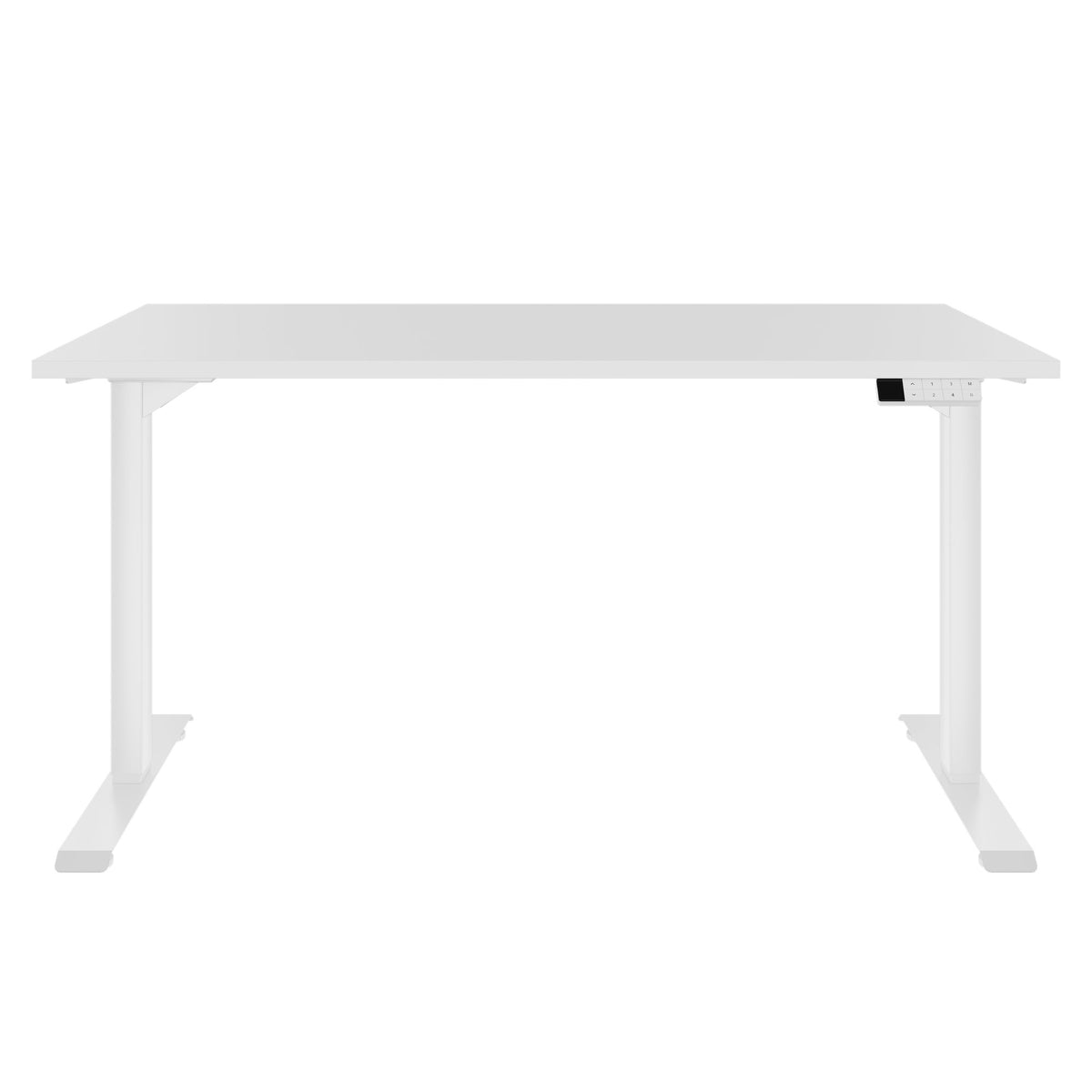 TELDRA Home, 2-motor desk | 1200 - 1600 mm, electrically height adjustable, white - 3 Lightbox Main Image