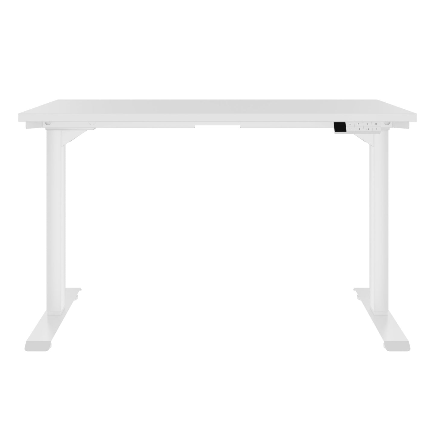 TELDRA Home, 2-Motoren-Schreibtisch | 1200 - 1600 mm, elektrisch höhenverstellbar, Weiss