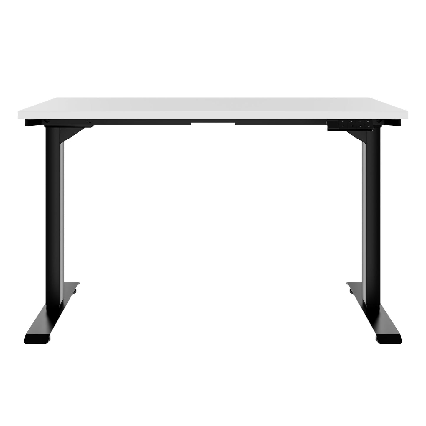 TELDRA Home, 2-Motoren-Schreibtisch | 1200 - 1600 mm, elektrisch höhenverstellbar, Weiss