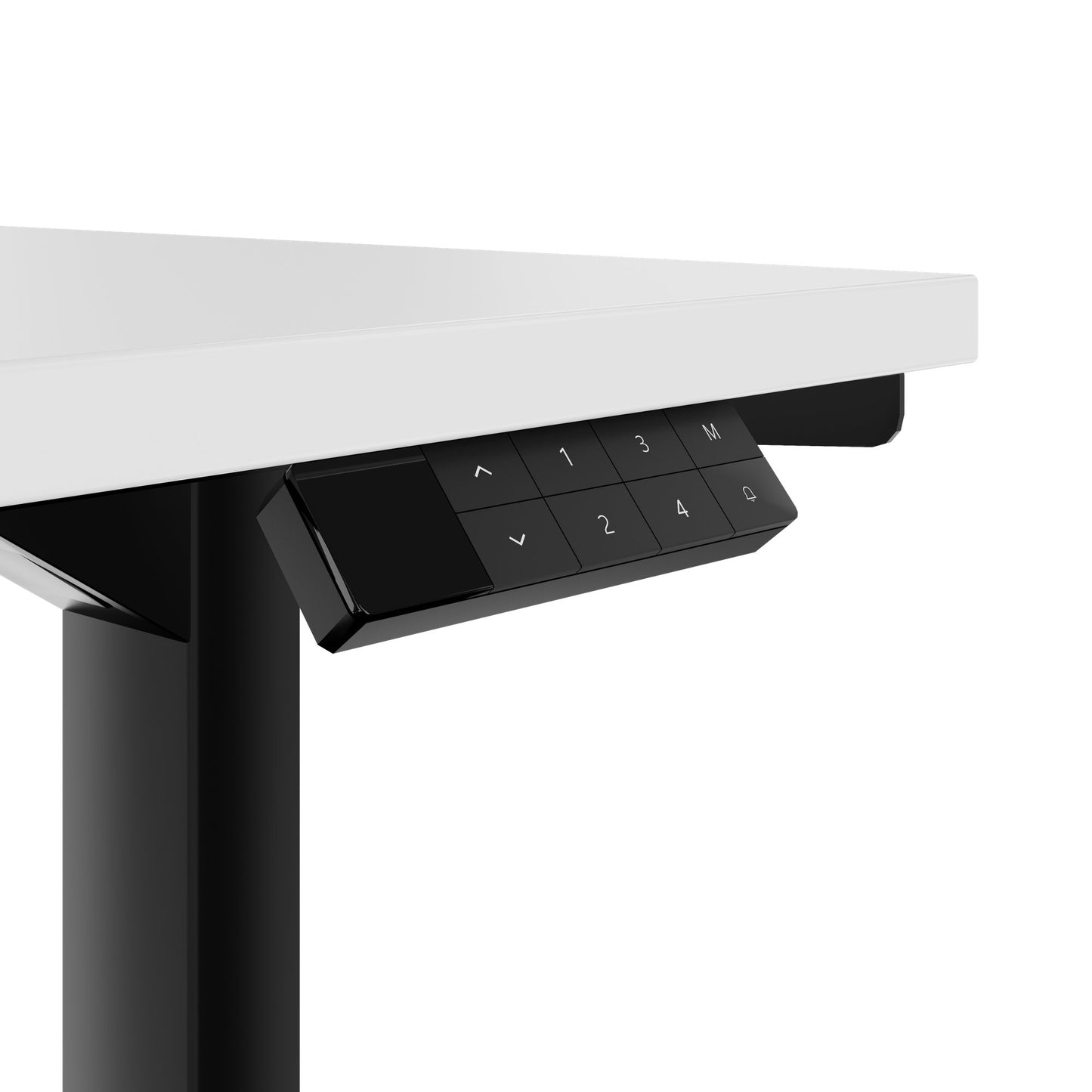 TELDRA Home, 2-Motoren-Schreibtisch | 1200 - 1600 mm, elektrisch höhenverstellbar, Weiss