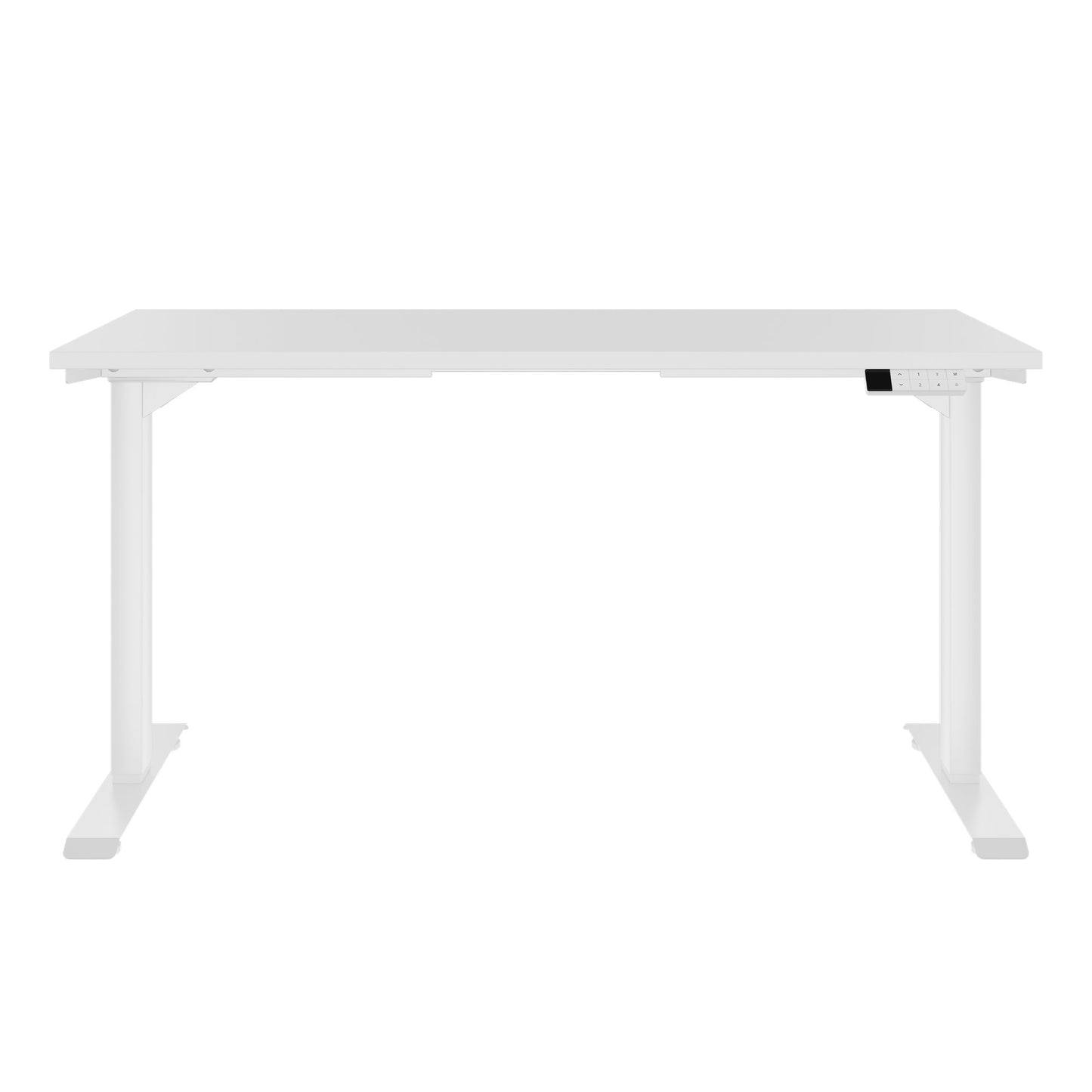 TELDRA Home, 2-Motoren-Schreibtisch | 1200 - 1600 mm, elektrisch höhenverstellbar, Weiss