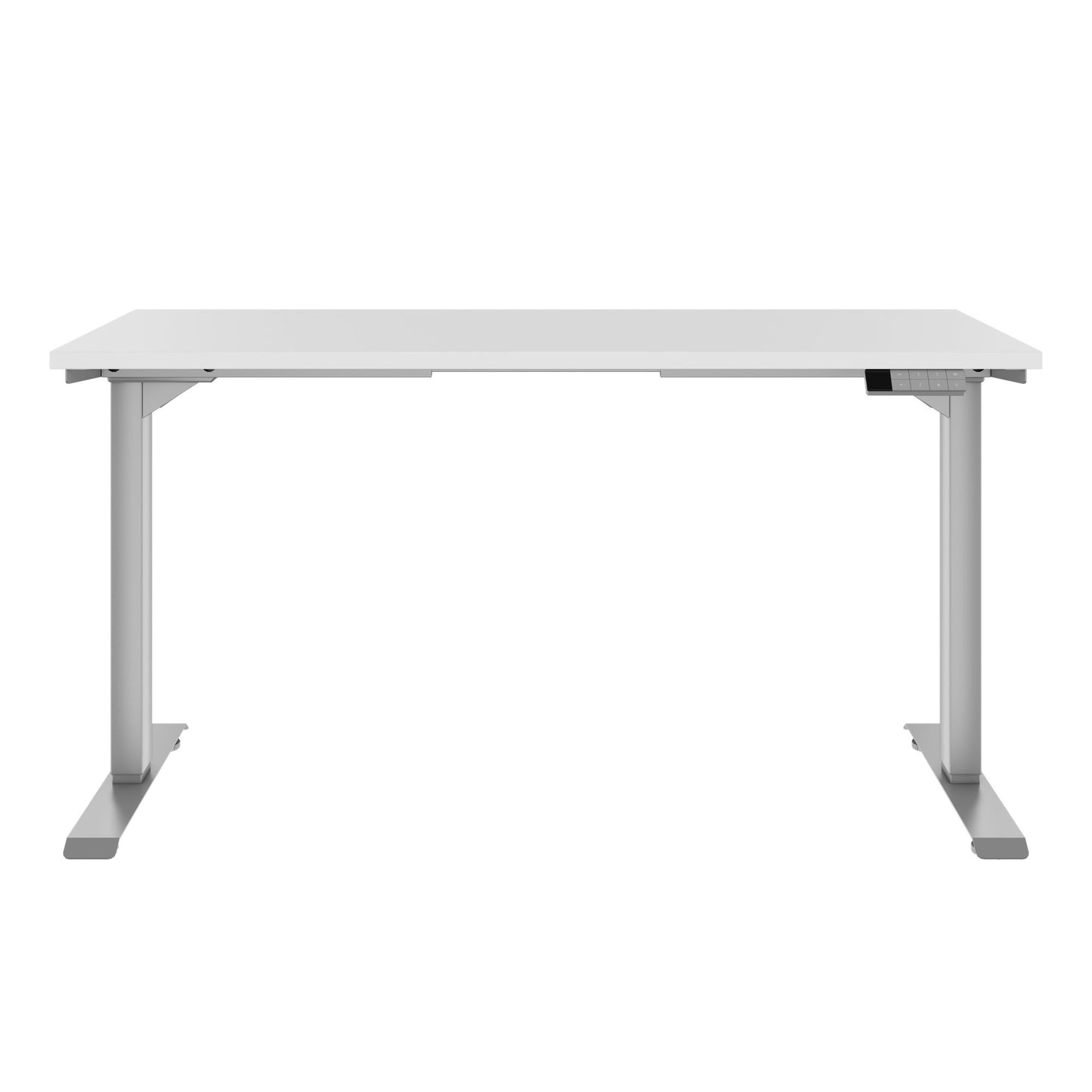 TELDRA Home, 2-Motoren-Schreibtisch | 1200 - 1600 mm, elektrisch höhenverstellbar, Weiss