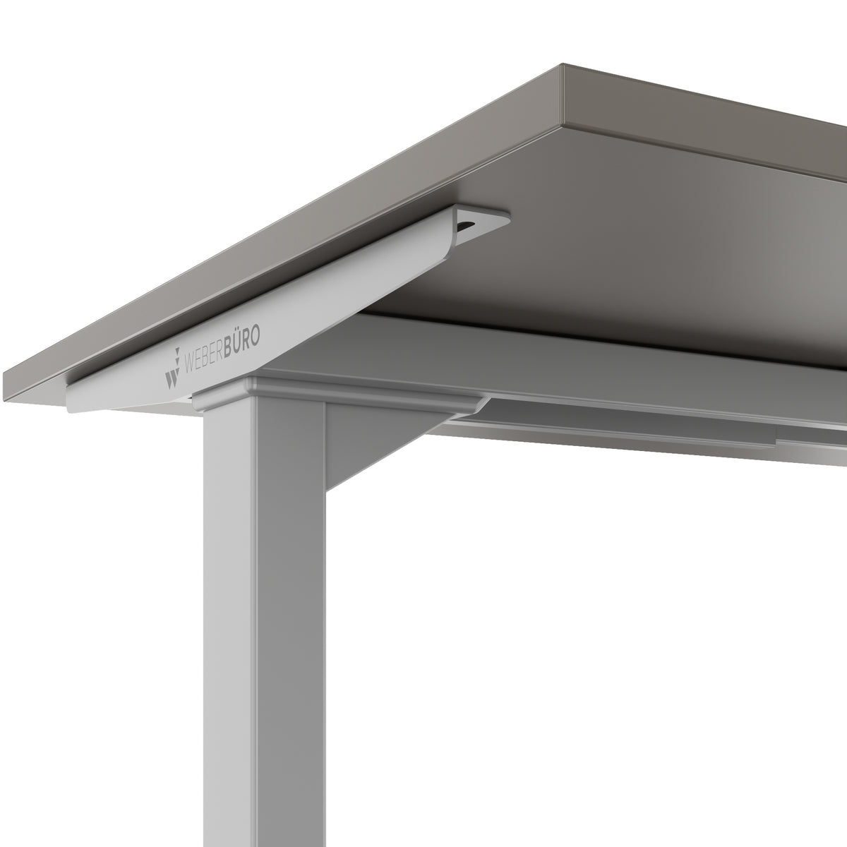 TELDRA Home, 2-Motoren-Schreibtisch | 1600 x 800 mm, elektrisch höhenverstellbar, Cubanitgrau