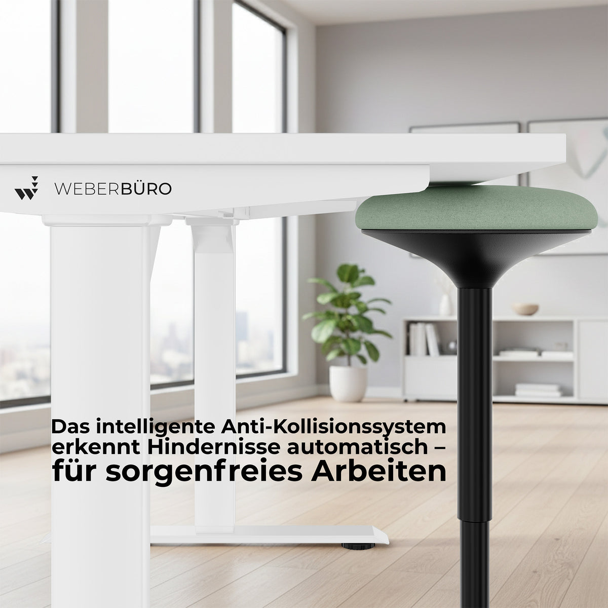 TELDRA Home, 2-Motoren-Schreibtisch | 1600 x 800 mm, elektrisch höhenverstellbar,            Wildeiche - 8 Lightbox Main Image