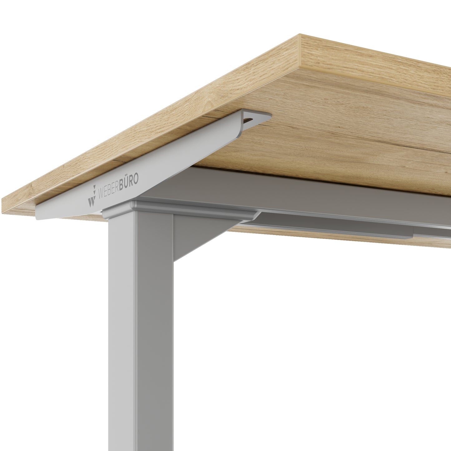 TELDRA Home, 2-Motoren-Schreibtisch | 1600 x 800 mm, elektrisch höhenverstellbar,            Wildeiche