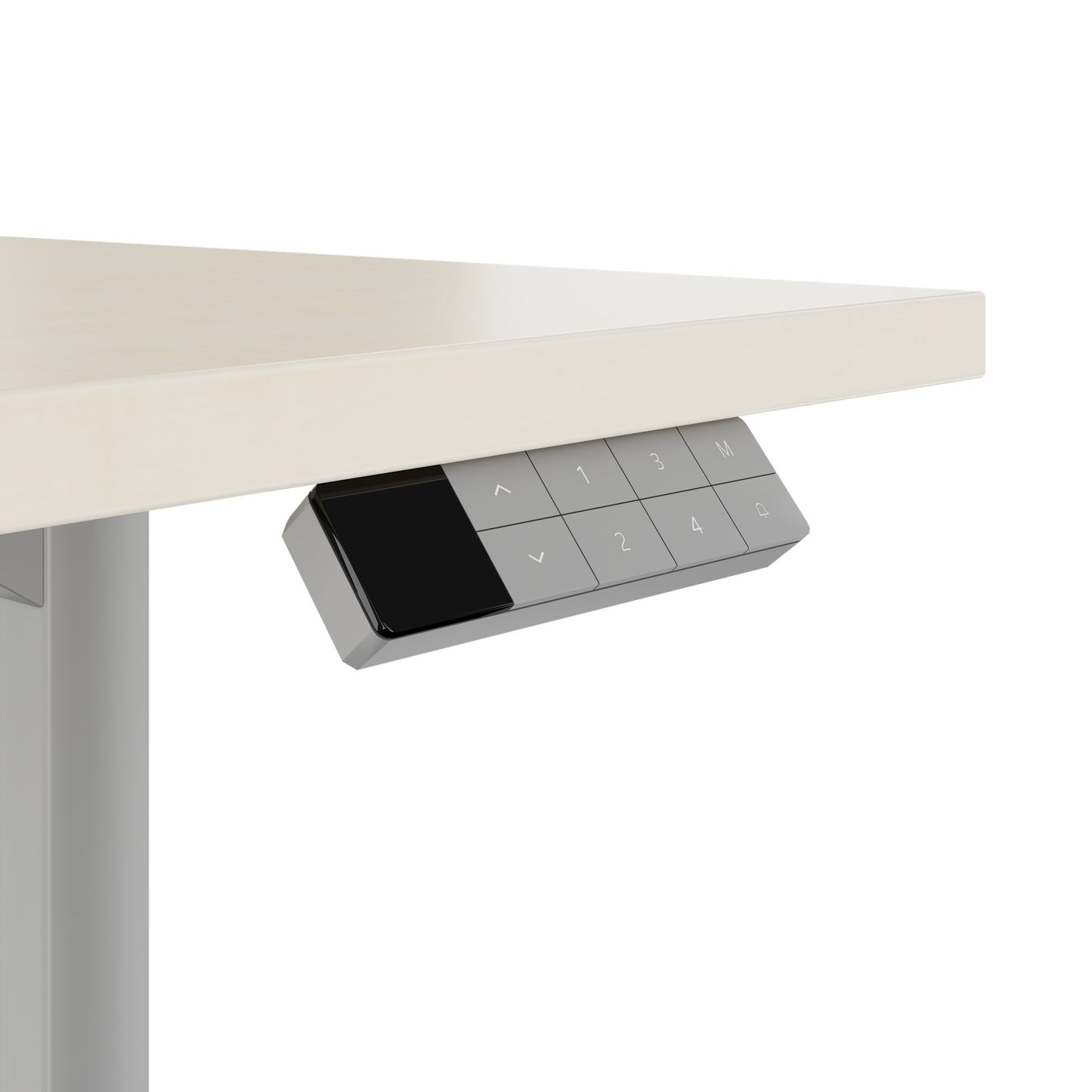 TELDRA Home, 2-Motoren-Schreibtisch | 1600 x 800 mm, elektrisch höhenverstellbar, Ahorn