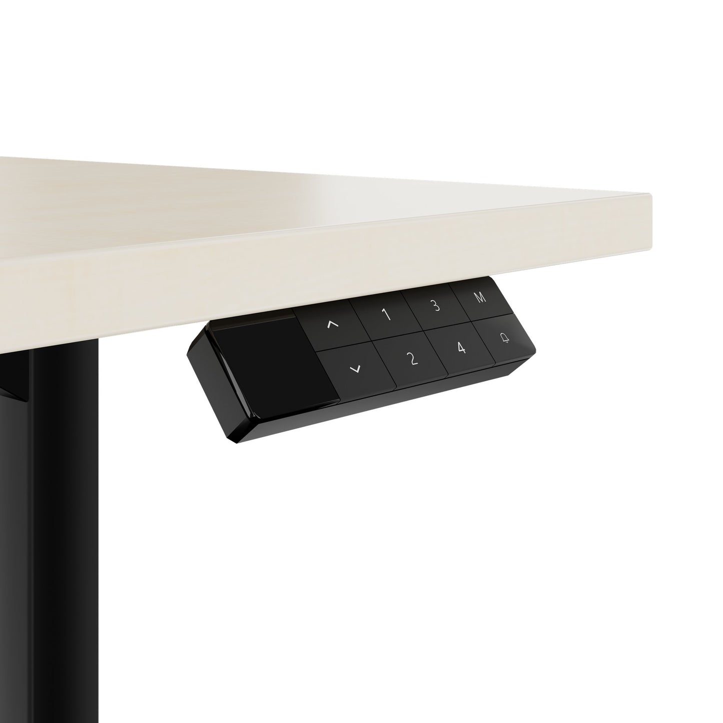 TELDRA Home, 2-Motoren-Schreibtisch | 1600 x 800 mm, elektrisch höhenverstellbar, Ahorn