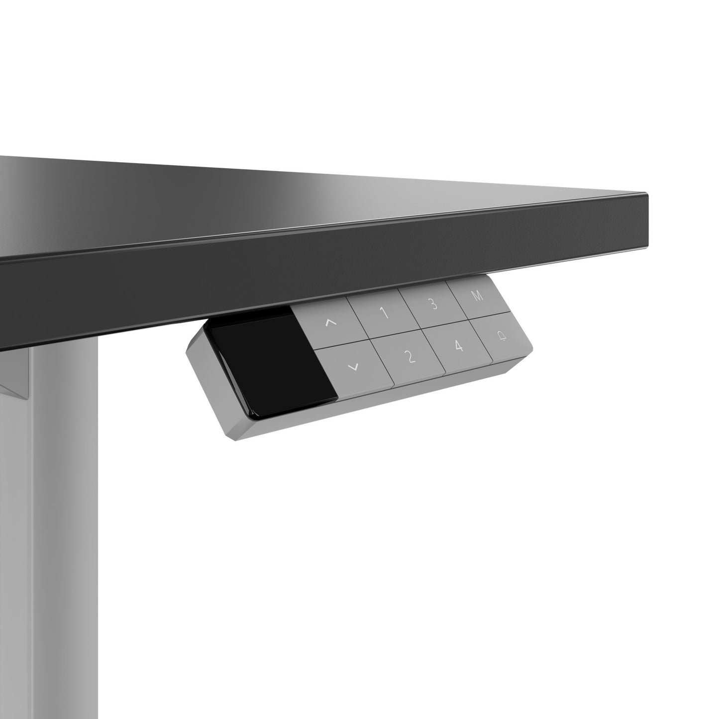 TELDRA Home, 2-motor desk | 1600 x 800 mm, electrically height adjustable, anthracite