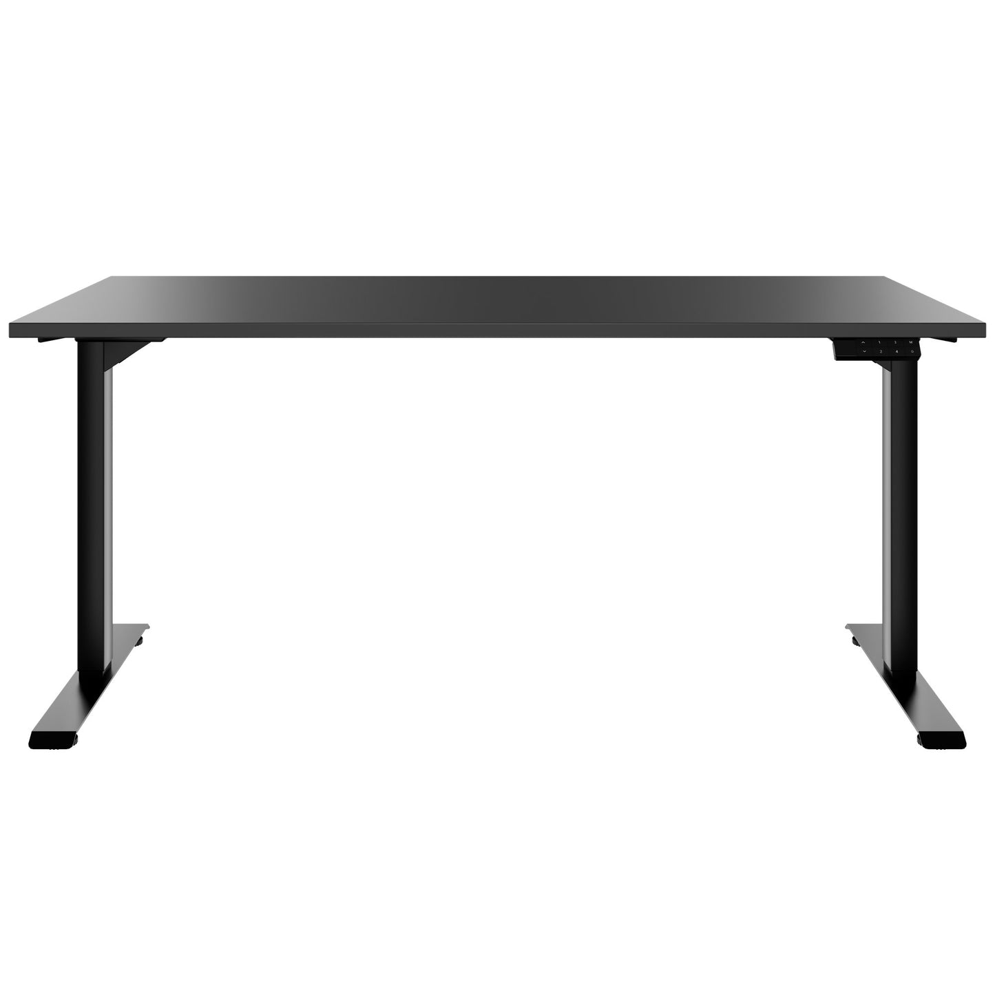 TELDRA Home, 2-motor desk | 1600 x 800 mm, electrically height adjustable, anthracite