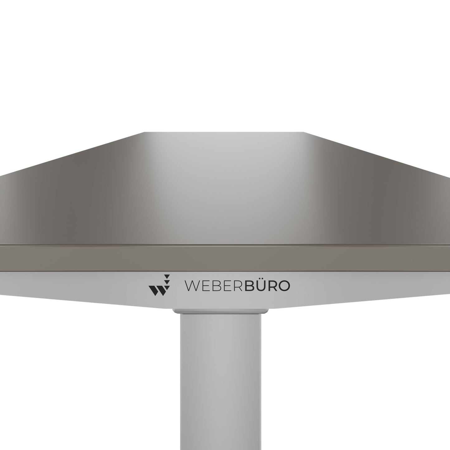 TELDRA Home, 2-Motoren-Schreibtisch | 1600 x 800 mm, elektrisch höhenverstellbar, Cubanitgrau