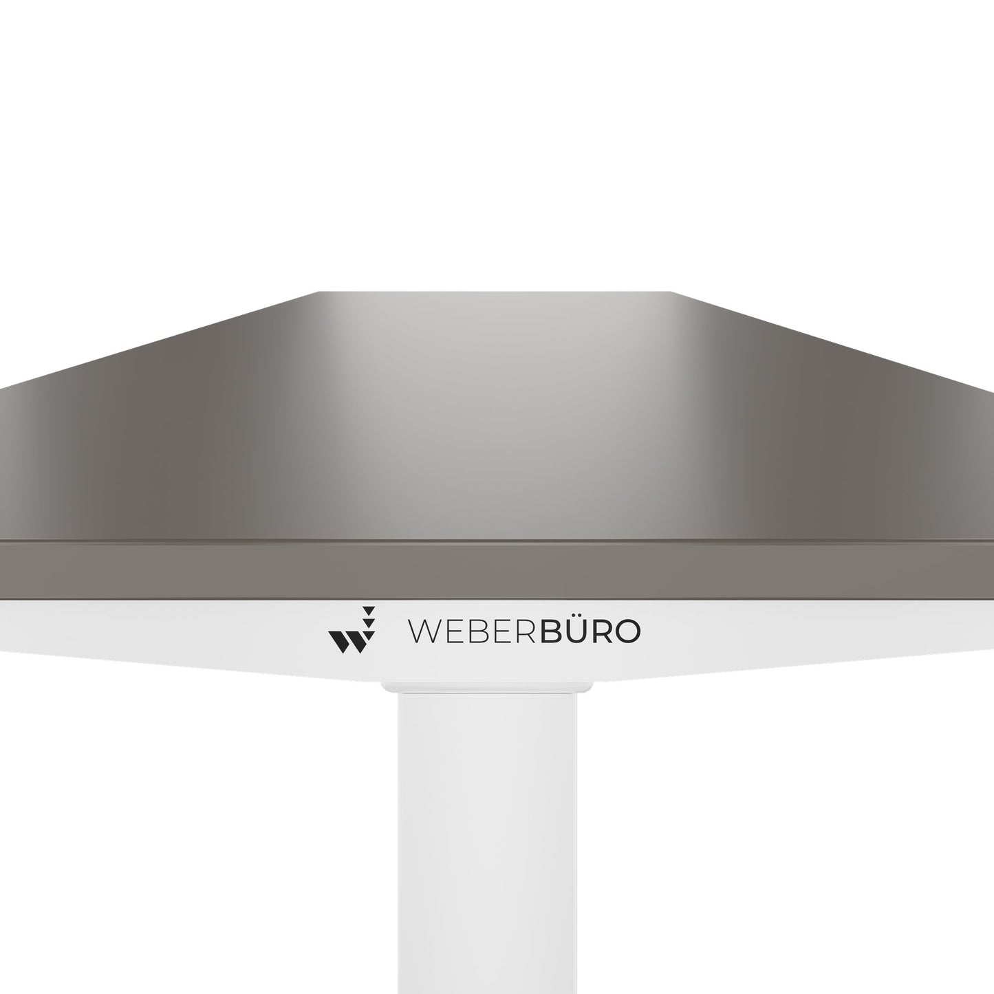 TELDRA Home, 2-Motoren-Schreibtisch | 1600 x 800 mm, elektrisch höhenverstellbar, Cubanitgrau
