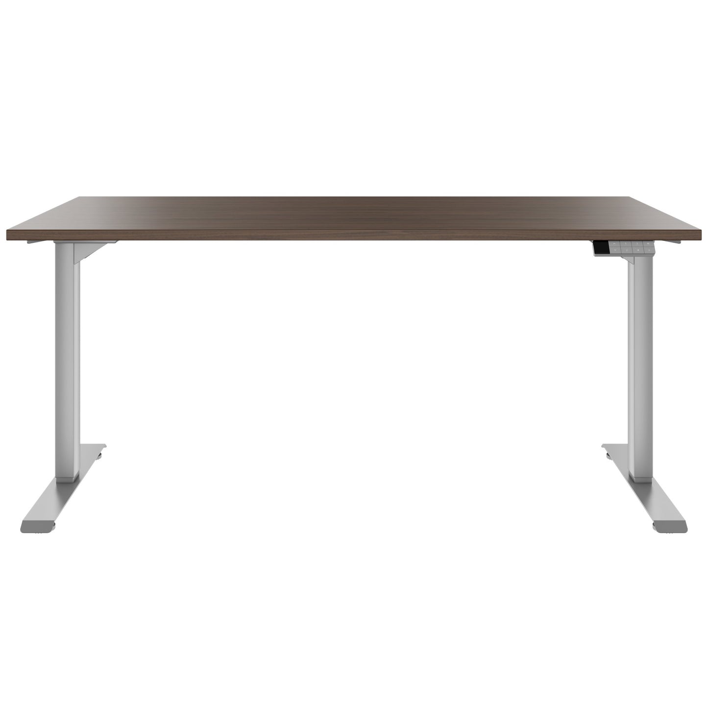 TELDRA Home, 2-motor desk | 1600 x 800 mm, electrically height adjustable, walnut