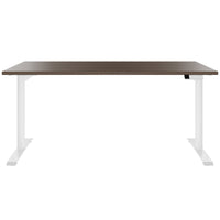 TELDRA Home, 2-motor desk | 1600 x 800 mm, electrically height adjustable, walnut