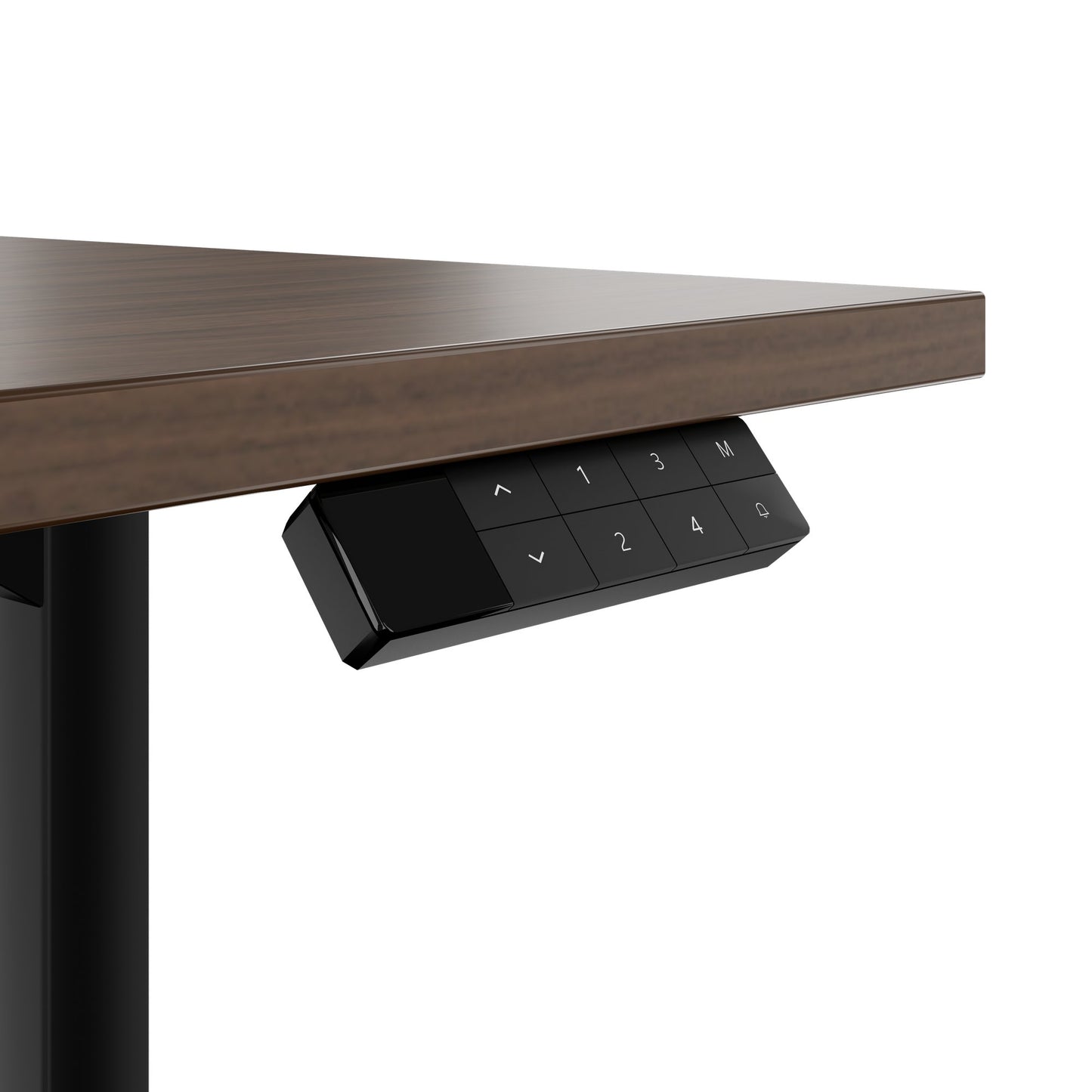 TELDRA Home, 2-motor desk | 1600 x 800 mm, electrically height adjustable, walnut