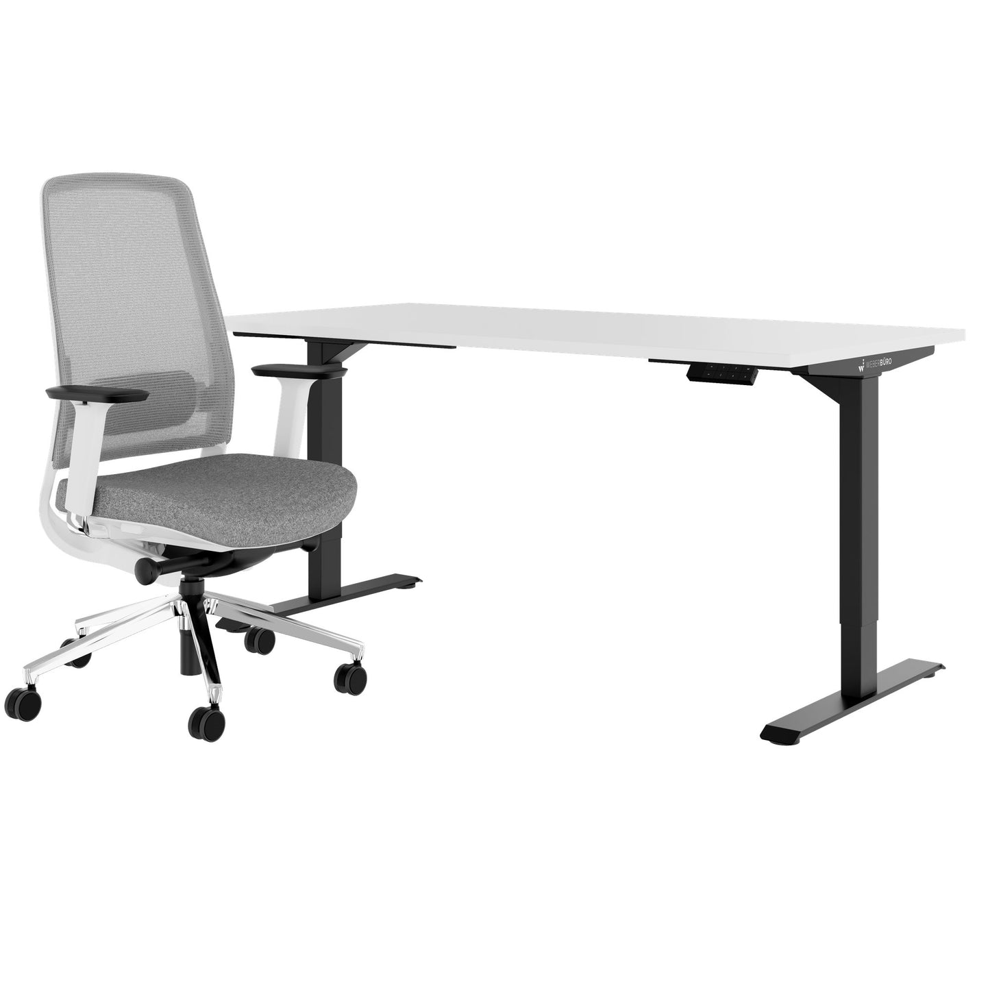 TELDRA Home & FILO | Set per postazione di lavoro, bianco