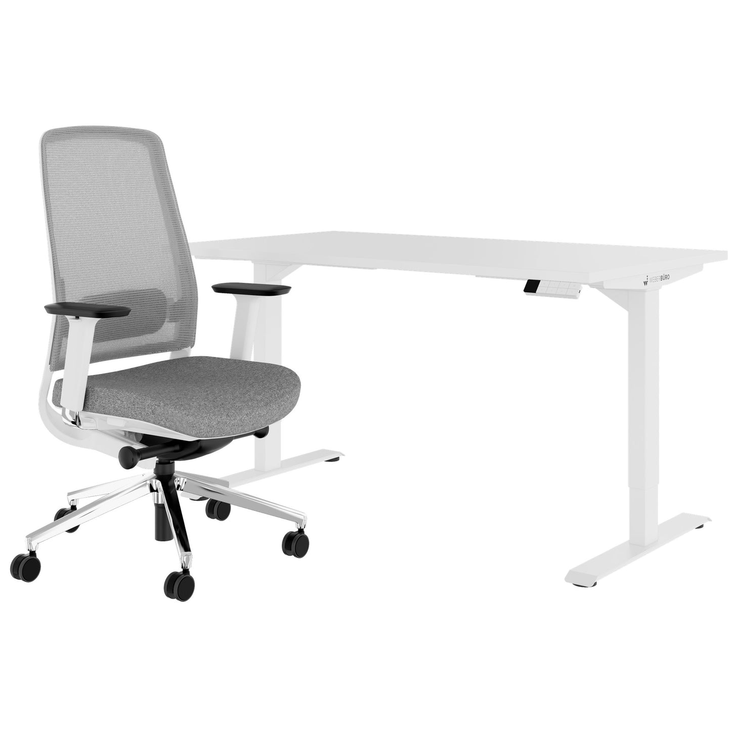 TELDRA Home & FILO | Set per postazione di lavoro, bianco