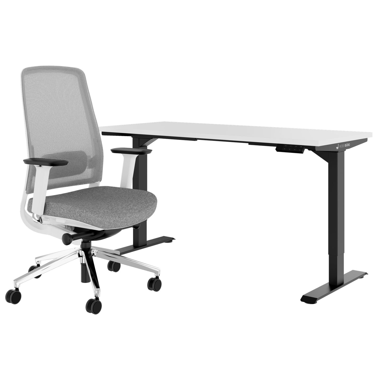TELDRA Home & FILO | Set per postazione di lavoro, bianco