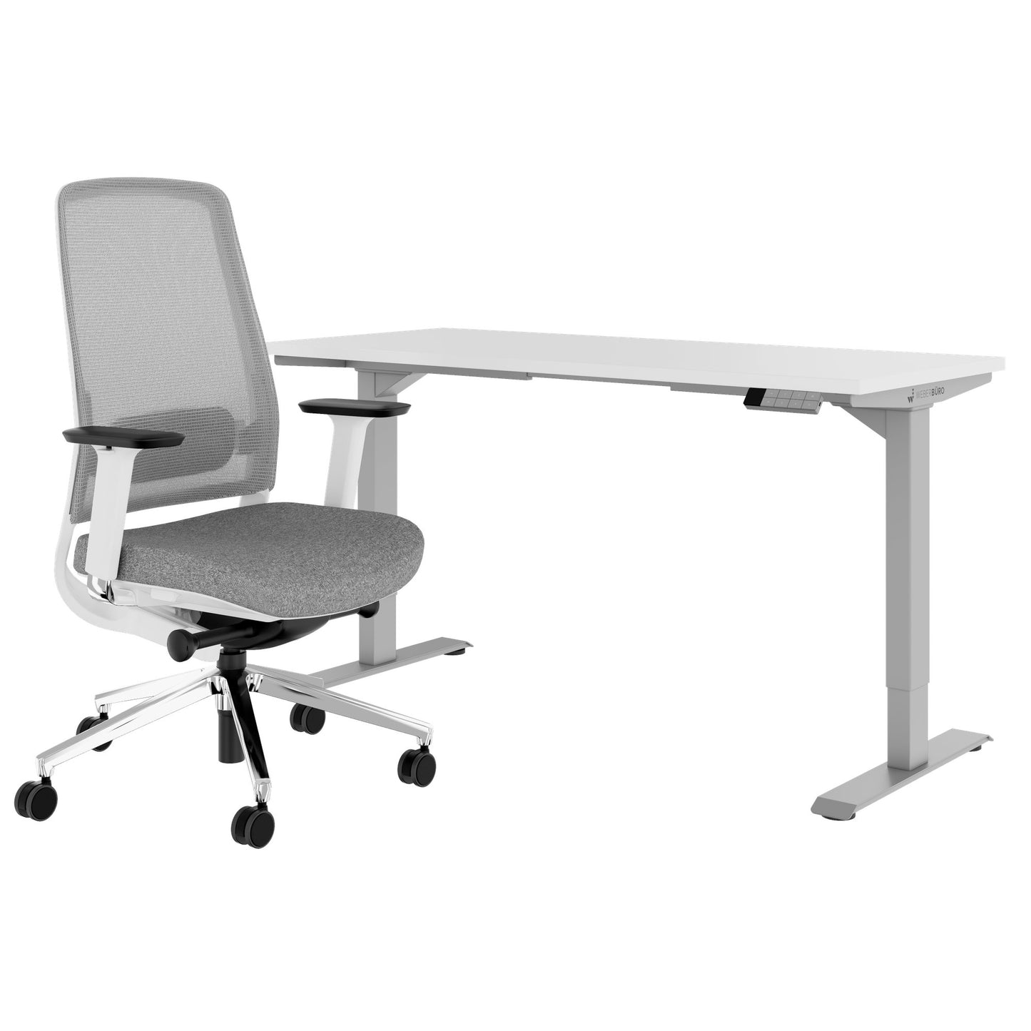 TELDRA Home & FILO | Set per postazione di lavoro, bianco