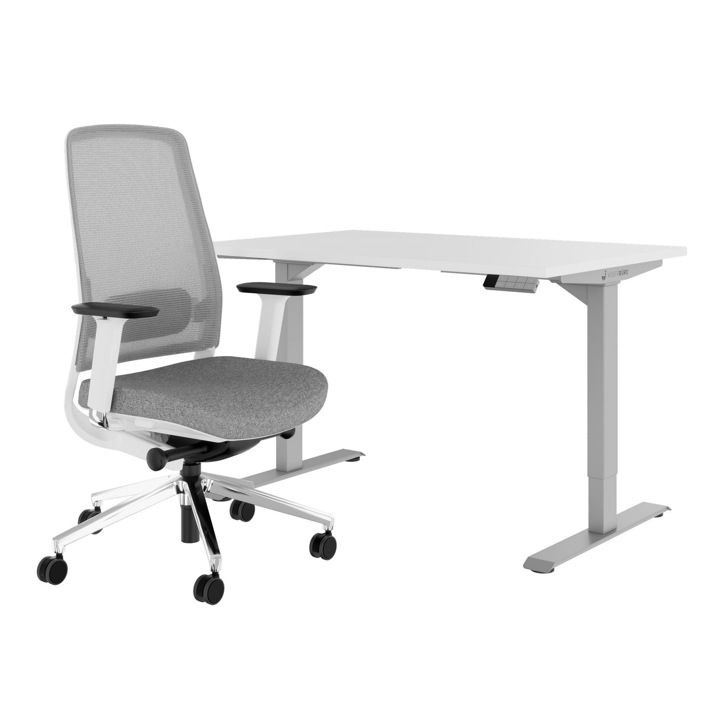 TELDRA Home & FILO | Set per postazione di lavoro, bianco