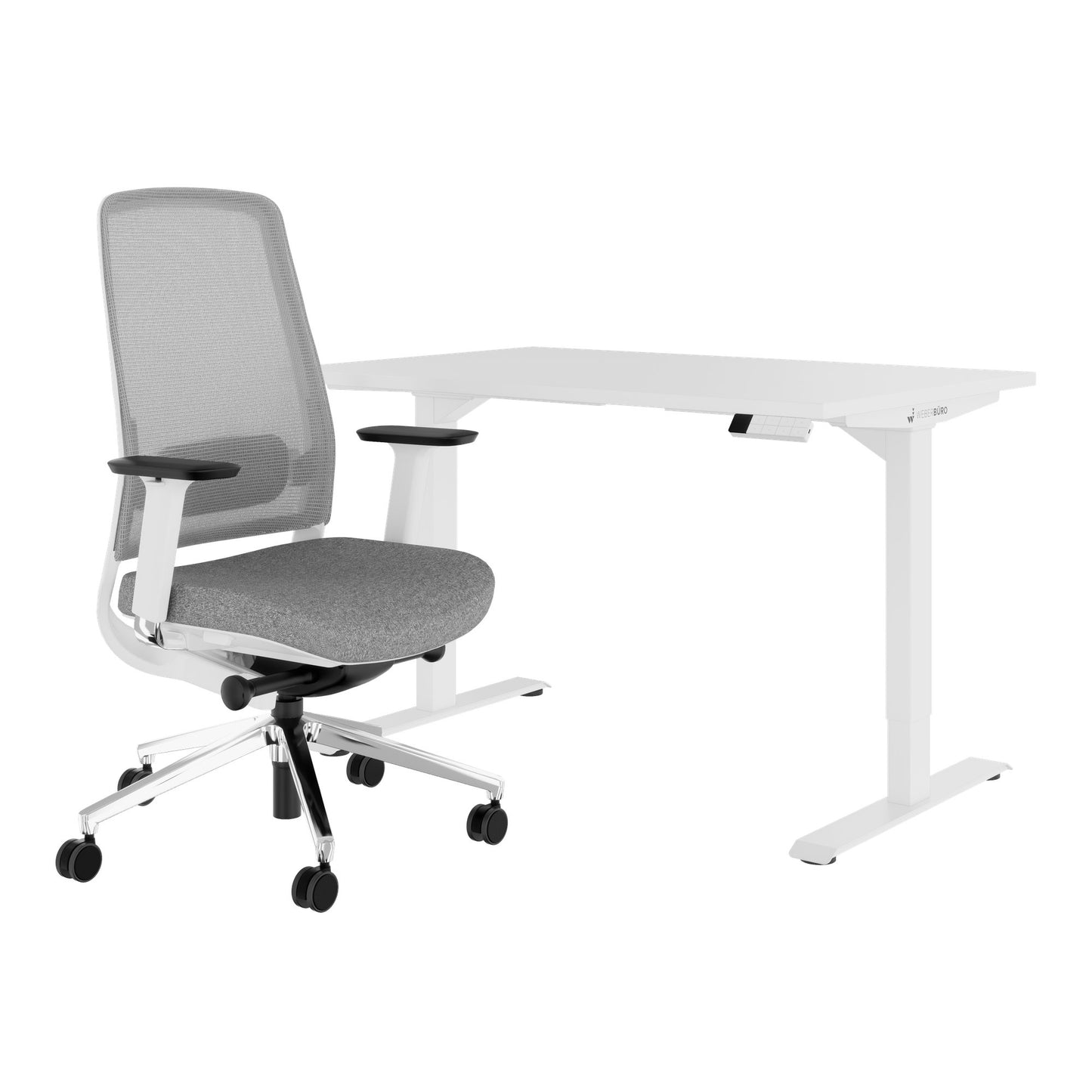 TELDRA Home & FILO | Set per postazione di lavoro, bianco