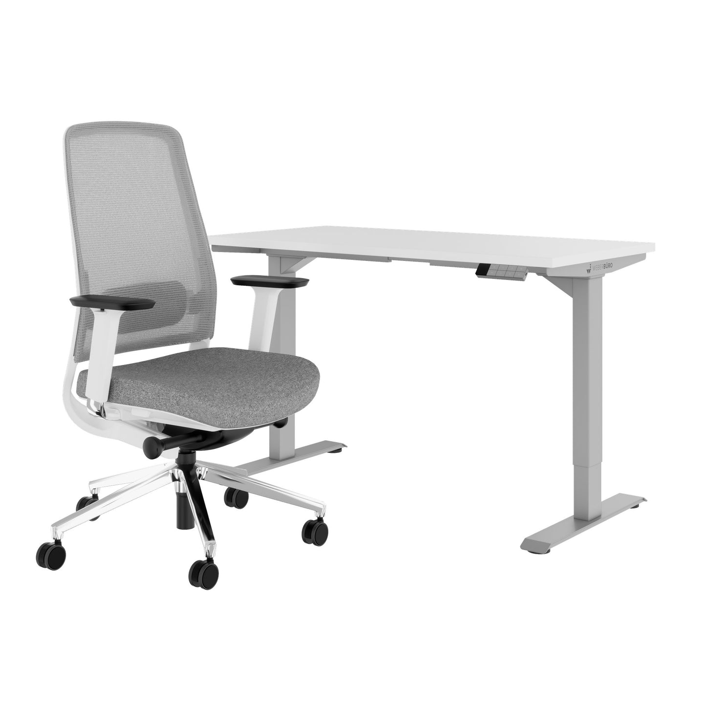 TELDRA Home & FILO | Set per postazione di lavoro, bianco