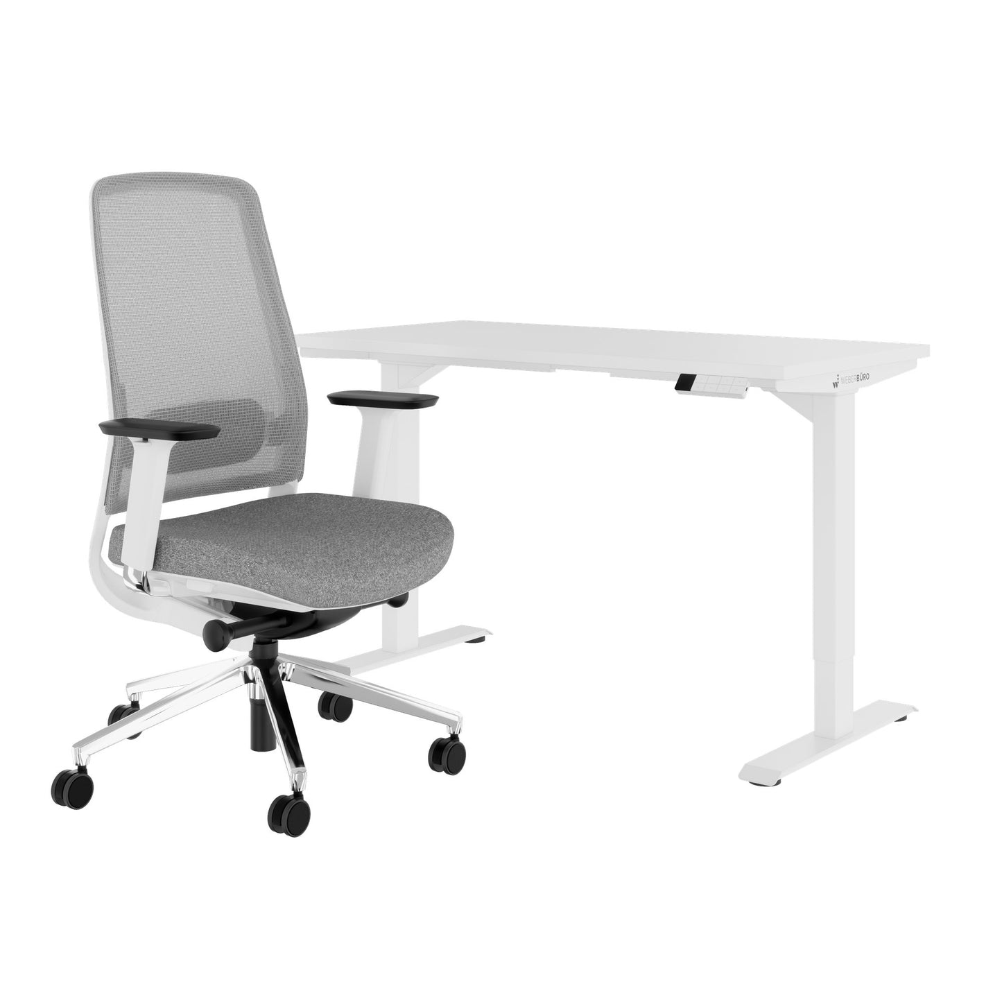 TELDRA Home & FILO | Set per postazione di lavoro, bianco