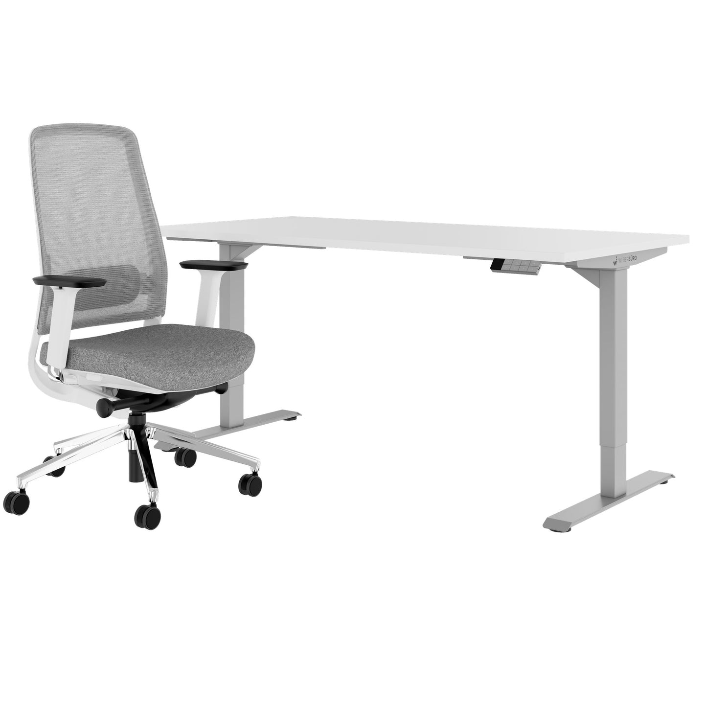TELDRA Home & FILO | Set per postazione di lavoro, bianco