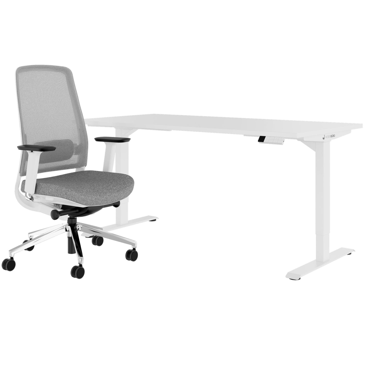 TELDRA Home & FILO | Set per postazione di lavoro, bianco
